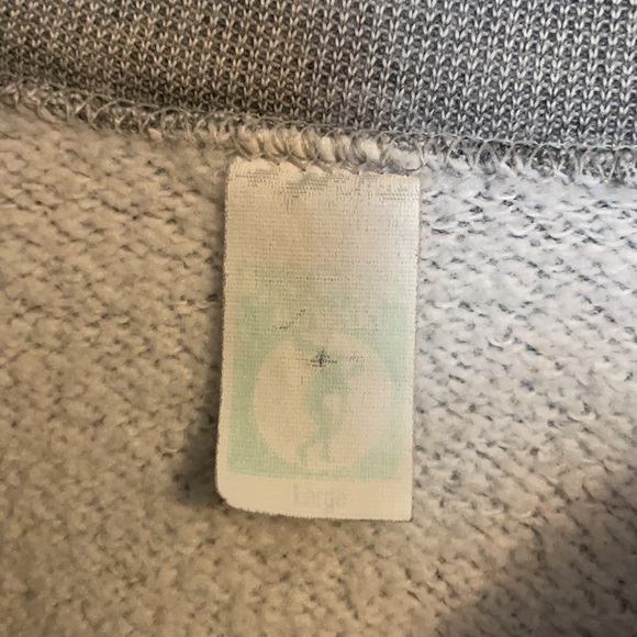 Vintage Discus Athletic Blank Pullover Sweatshirt Mens Size Large Gray USA Made - Picture 5 of 14